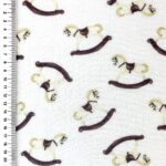 [S2671R-3683]-[S2671R]-Double-Gauze-Crinkled-Digital-Printed-Vintage-Toys-(Design-C)